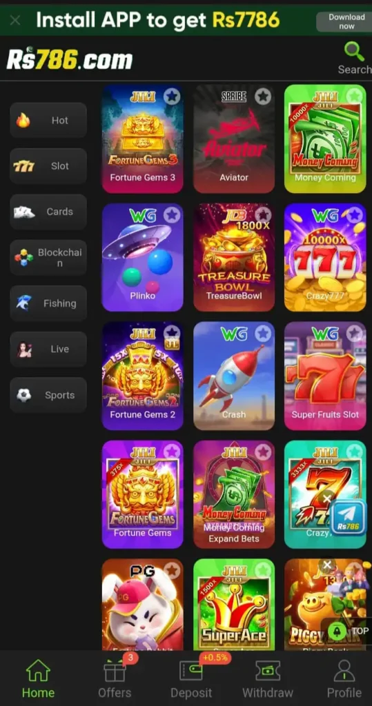 RS786 Game